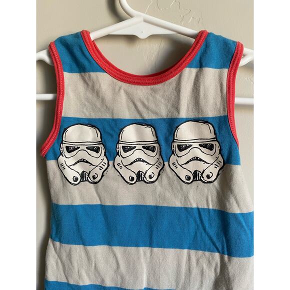 Rags Star Wars Stormtrooper Sleeveless Romper- 3-6m - Picture 3 of 4